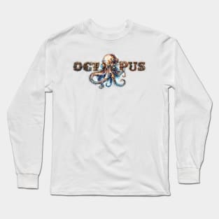 Steampunk Octopus Long Sleeve T-Shirt